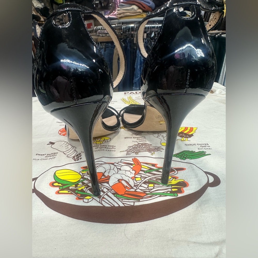 STUART WEITZMAN Patent-leather sandals. New no box - Picture 10 of 10